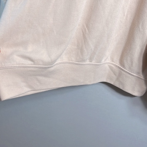 Zara Faux Fur Trim Oversized Sweatshirt size S - Picture 5 of 7